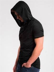3704864 men s printed hooded t shirt s1019 black camo