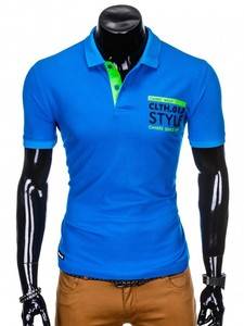 3705975 men s printed polo shirt s904 blue