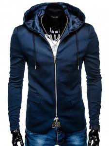 3706084 men s casual hooded blazer jacket m98 navy