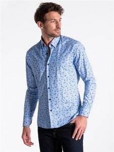 3901058 men s shirt with long sleeves k492 navy