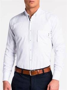 3901068 men s shirt with long sleeves k490 white
