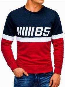 3901107 men s printed sweatshirt b934 red