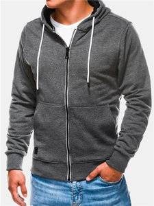 3901112 men s zip up sweatshirt b976 dark grey