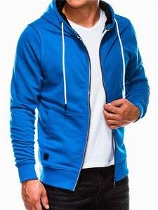 3901115 men s zip up sweatshirt b976 blue