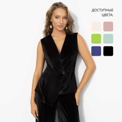 9355786 zhenskiy zhilet barkhatnyy stilnyy lider chernyy barkhat 1.resize1.png.1260 1260