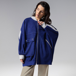 9356008 zhenskiy bomber obemnogo kroya s karmanami stilnoe vlozhenie oversize l xl 1.resize1.jpeg.1260 1260
