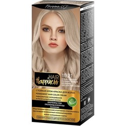 8949850 stoykaya krem kraska dlya volos serii hair happiness ton no 10.21 ochen svetlyy perlamutrovyy blondin 4813406008138 (1)