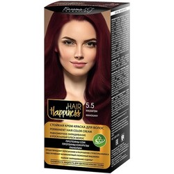 9127739 stoykaya krem kraska dlya volos serii hair happiness ton no 5.5 mahagon 4813406008282