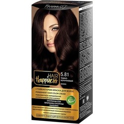 9127742 stoykaya krem kraska dlya volos serii hair happiness ton no 5.81 temno korichnevyy 4813406008299