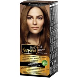 9127748 stoykaya krem kraska dlya volos serii hair happiness ton no 7.3 zolotisto rusyy 4813406008244