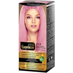 9127755 stoykaya krem kraska dlya volos serii hair happiness ton no 10.9 ochen svetlyy rozovyy blondin 4813406008114